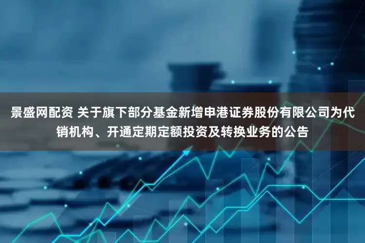 景盛网配资 关于旗下部分基金新增申港证券股份有限公司为代销机构、开通定期定额投资及转换业务的公告