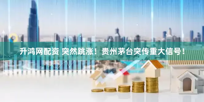升鸿网配资 突然跳涨！贵州茅台突传重大信号！